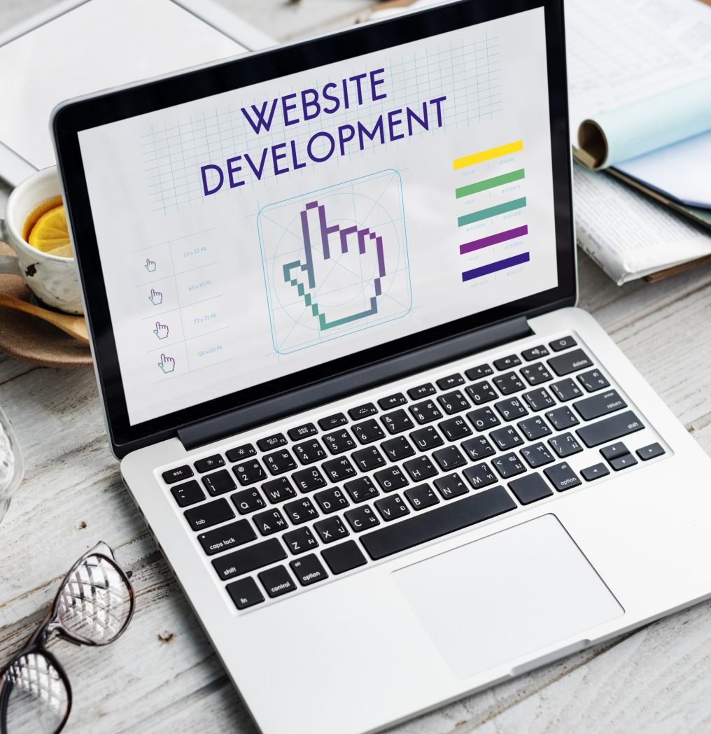 Website Development Links Seo Webinar Cyberspace Concept